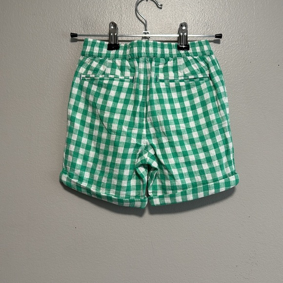 Boden Checkered Green and White Shorts - Picture 4 of 4